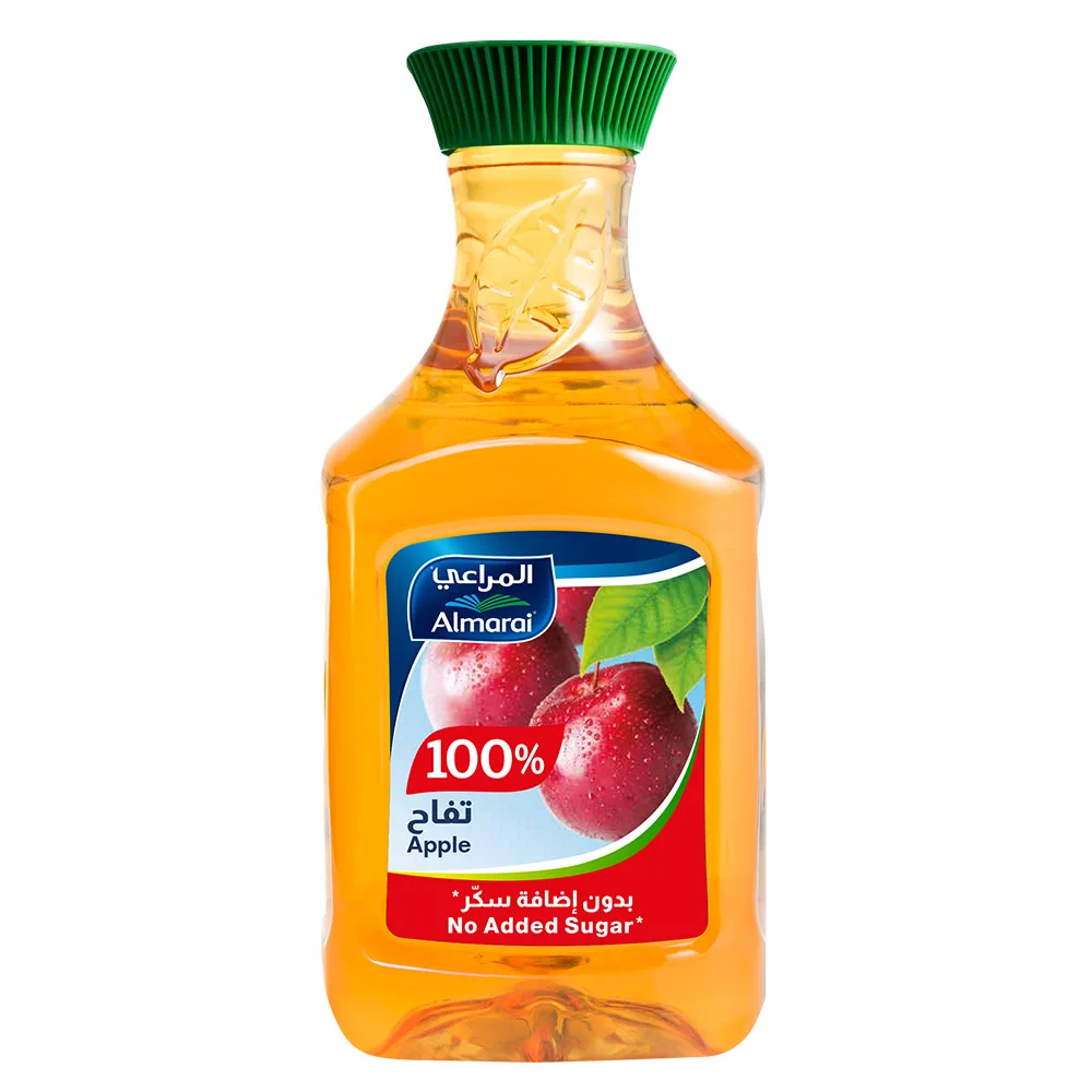 Bebida de manzana Almarai, sin azúcar añadido, 1,4 litros