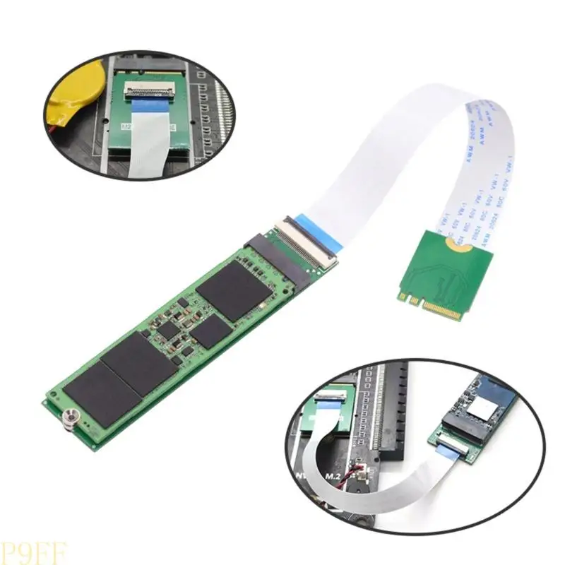 

CS1W M.2 A + E to NVME M адаптер для SSD-накопителей. Расширение порта включает плоский кабель длиной 15 см для размеров