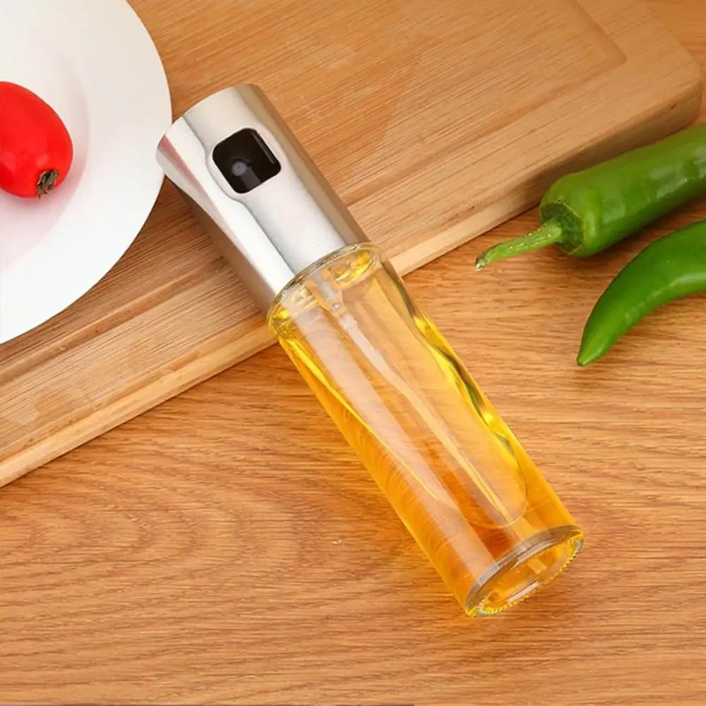 Pot Pump Accessories Dispenser Gadgets Tool Empty Vinegar Glass Bottle Olive Oil Sprayer Cooking Kitchen Baking