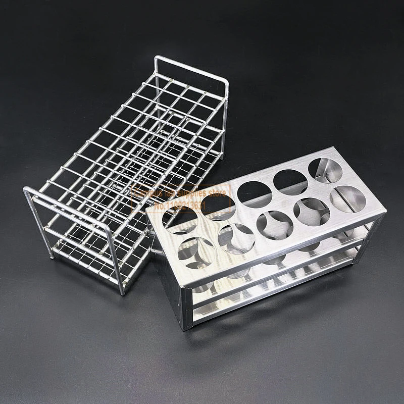 1pcs 304 Stainless Steel WireTest Tube Rack & Centrifugetube Rack Lab 40hole Holder Stand for 2ml 10ml Blood Cellection Tubes