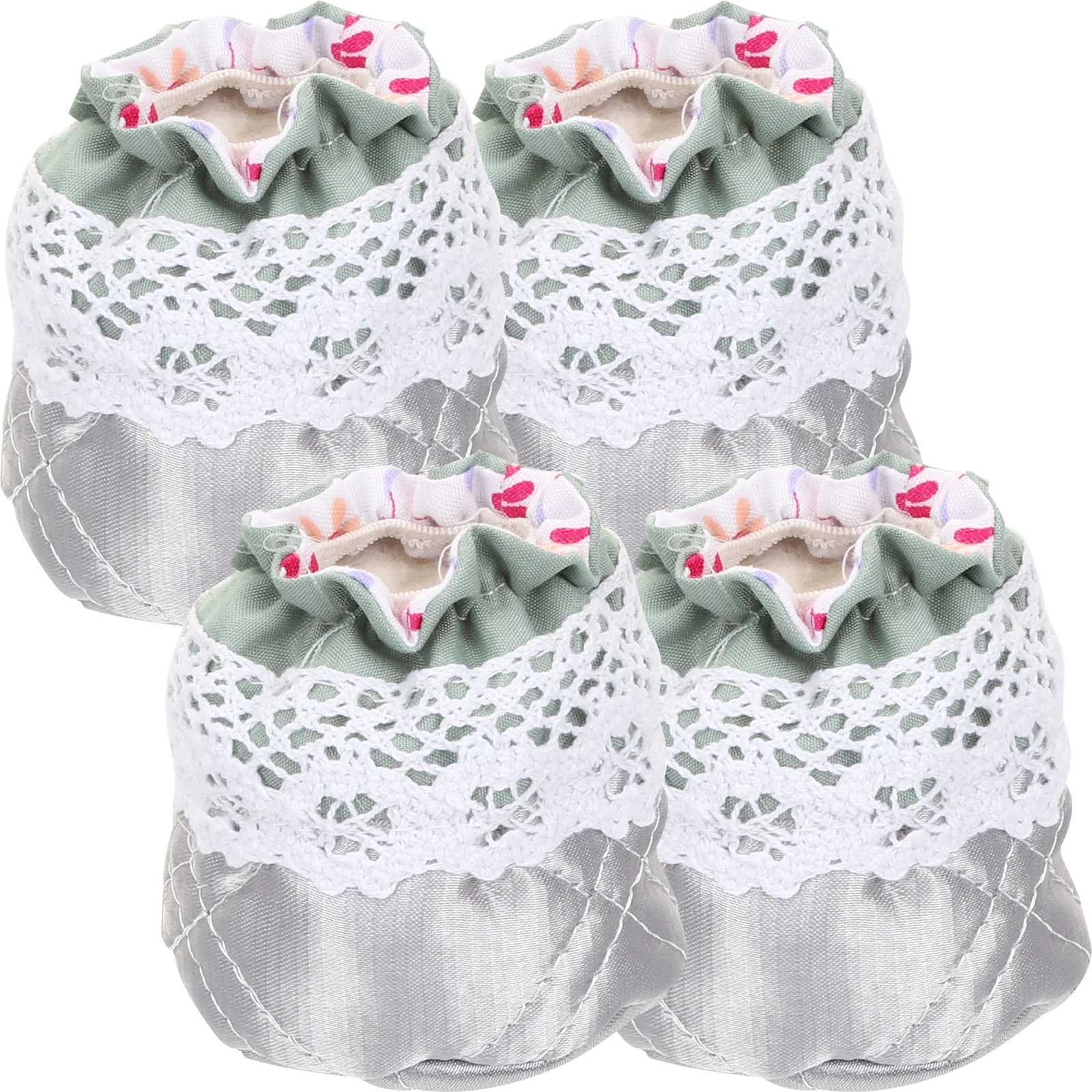 

4Pcs Chair Leg Pads Furniture Feet Covers Table Leg Protectors Slip Resistant for Hardwood Floors