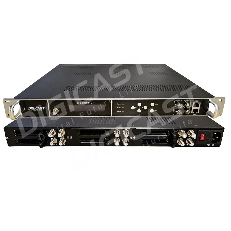 CATV Digital Modulator Encrypted DVBS2 to DVBT AS Tuner to RF QAM RF Cam Card Transmodulator
