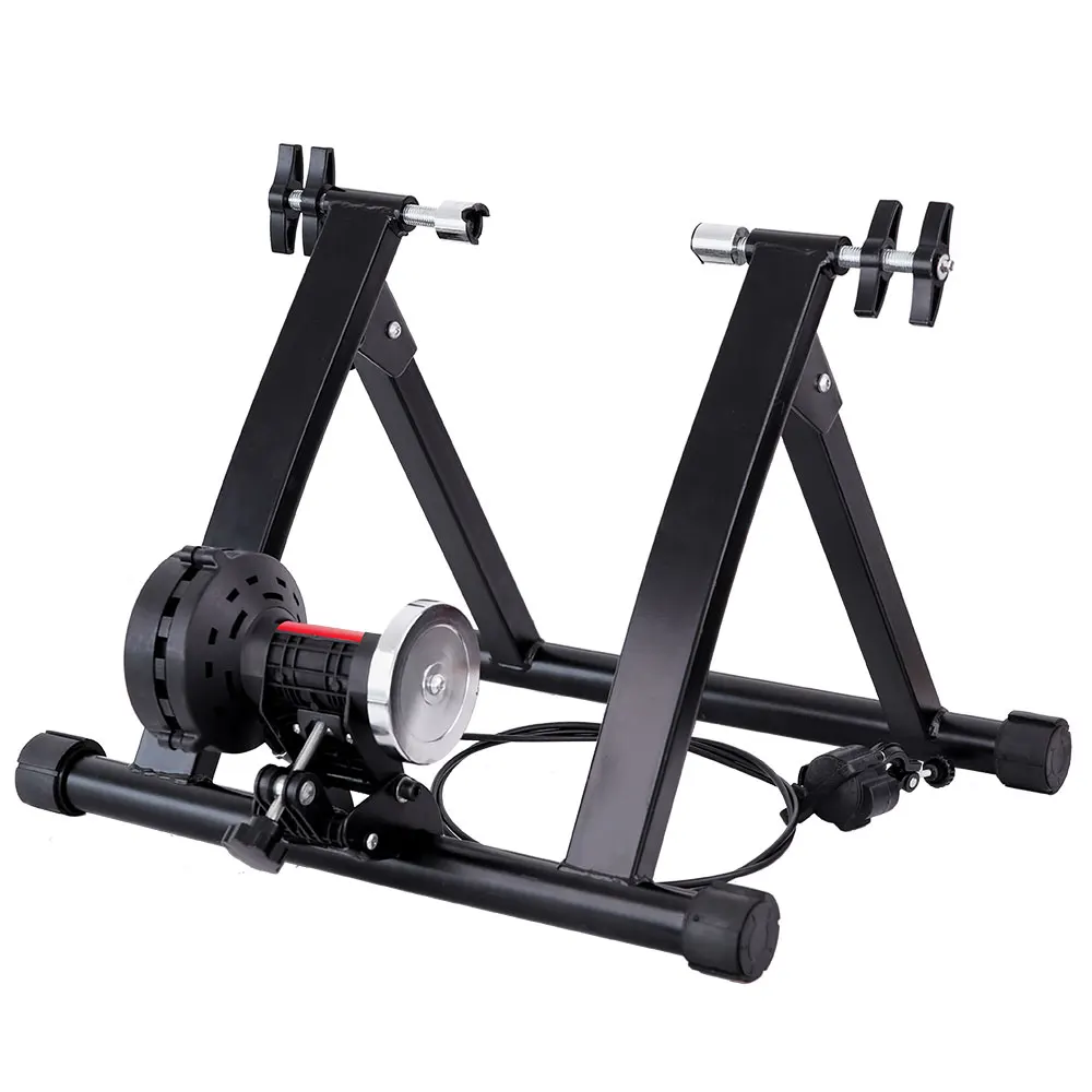 

Wholesale Indoor Bicycle Trainer Stand with Front Wheel Riser Block Bike Trainer Cycling Stand Made of Steel