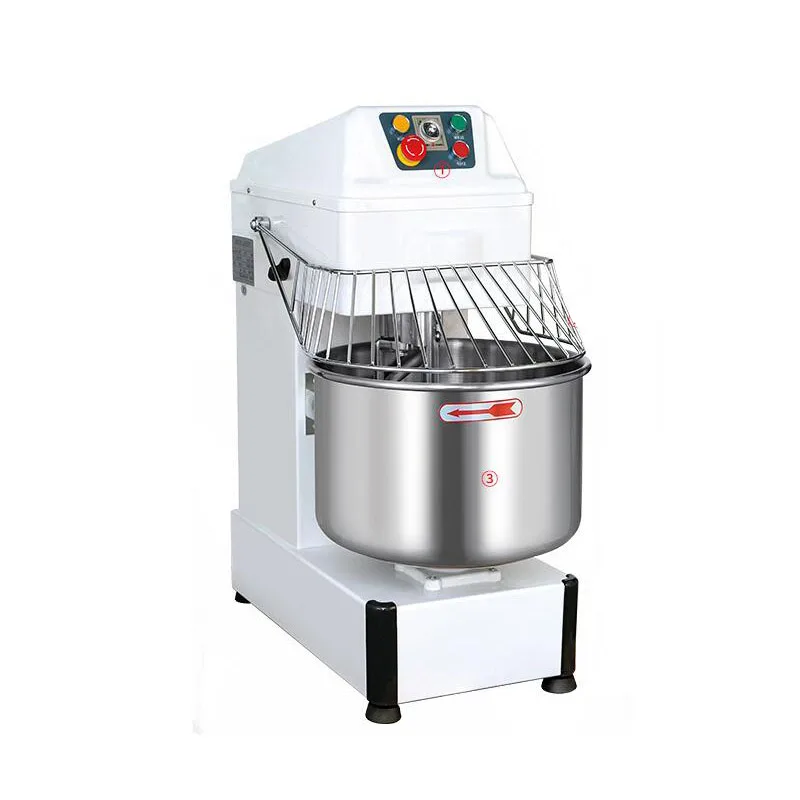 Industrial 110V 220V Big Bowl 20L Food Dough Processor Mixer Spiral Dough Mixer 10KG For Bakery Bread