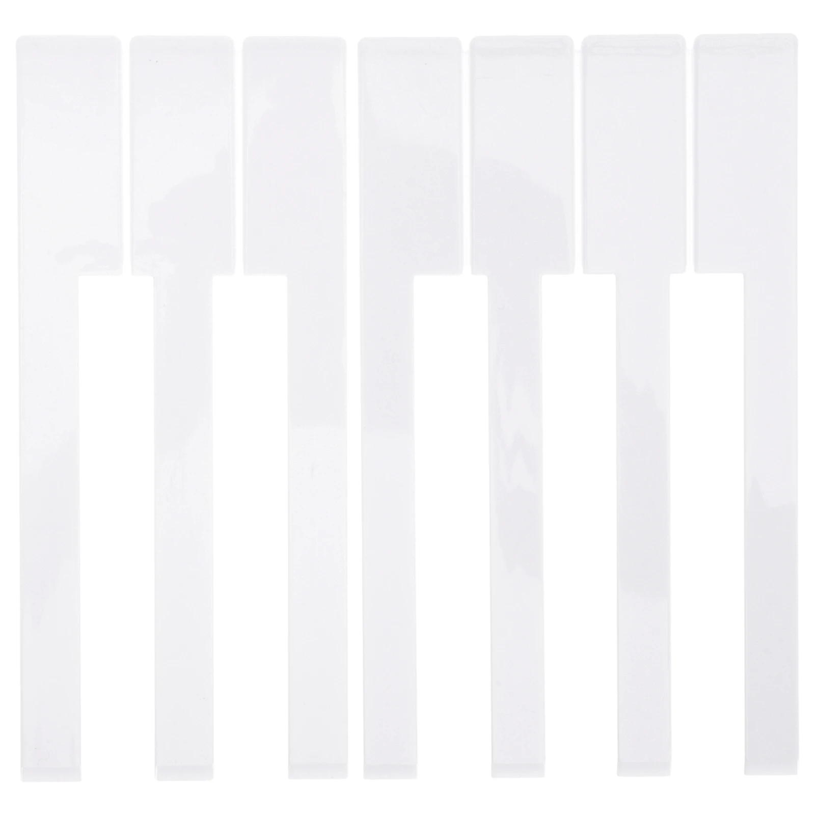 

2 Pcs Piano Accessories 5.2mm Acrylic Keytops Replacement Repair Tools Keyboard Parts Supplies Vertical Piano White Key Covers