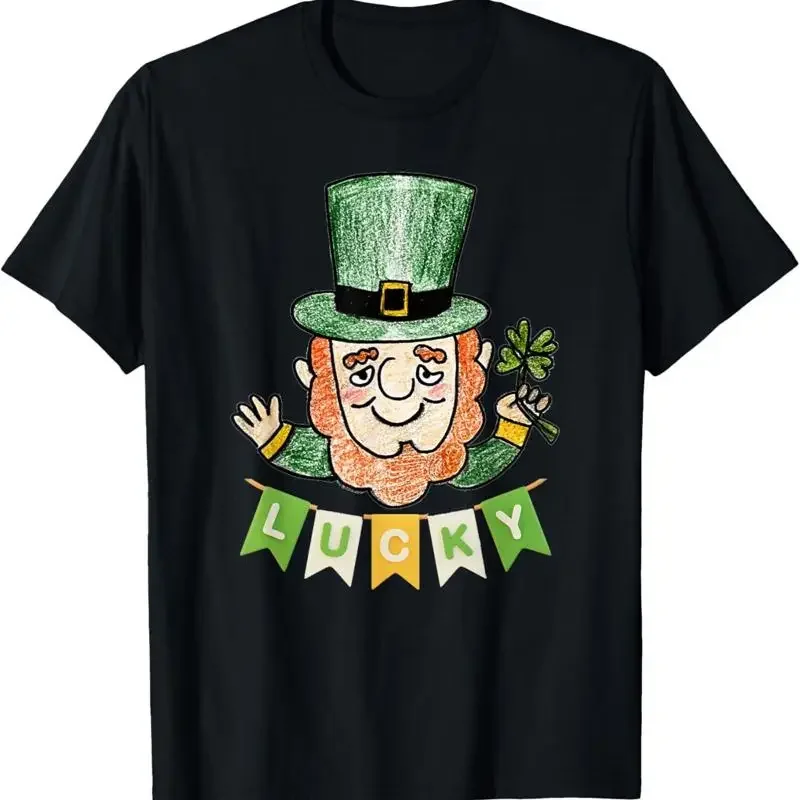 Lucky T Shirt  Harajuku Summer Korean Style T Shirt Oversizet