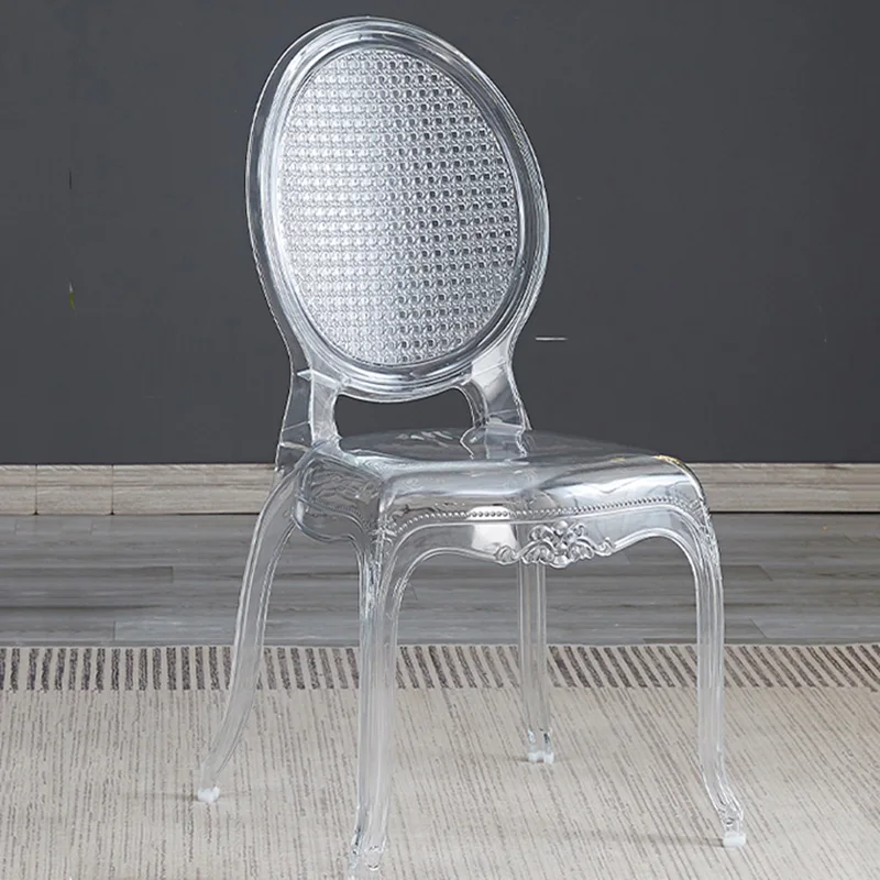 

Event Party Chivari Acrylic Chair 4pcs Wedding Clear Clear Event Ghost Plastic Chair Wedding White Americana Silla Furniture