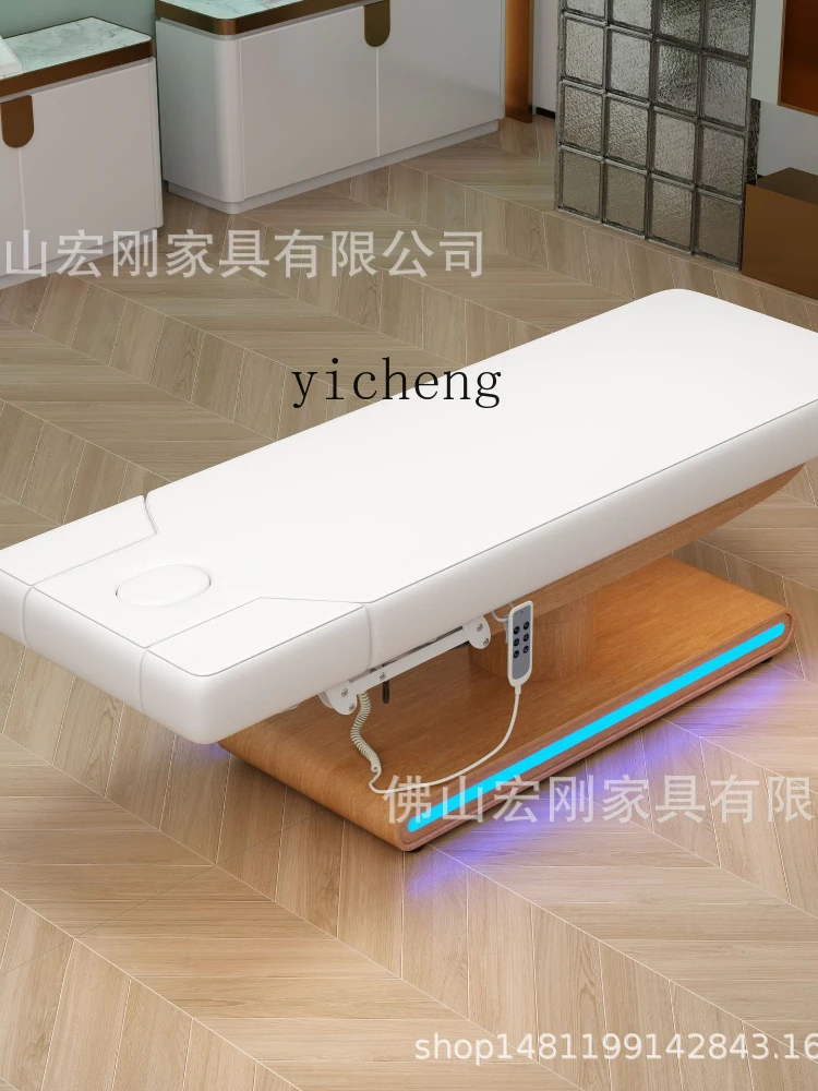 ZK Electric Beauty Beauty Salon Special Massage Couch Massage Bed LatexSpa Physiotherapy Bed Lying Hole Elevated Bed