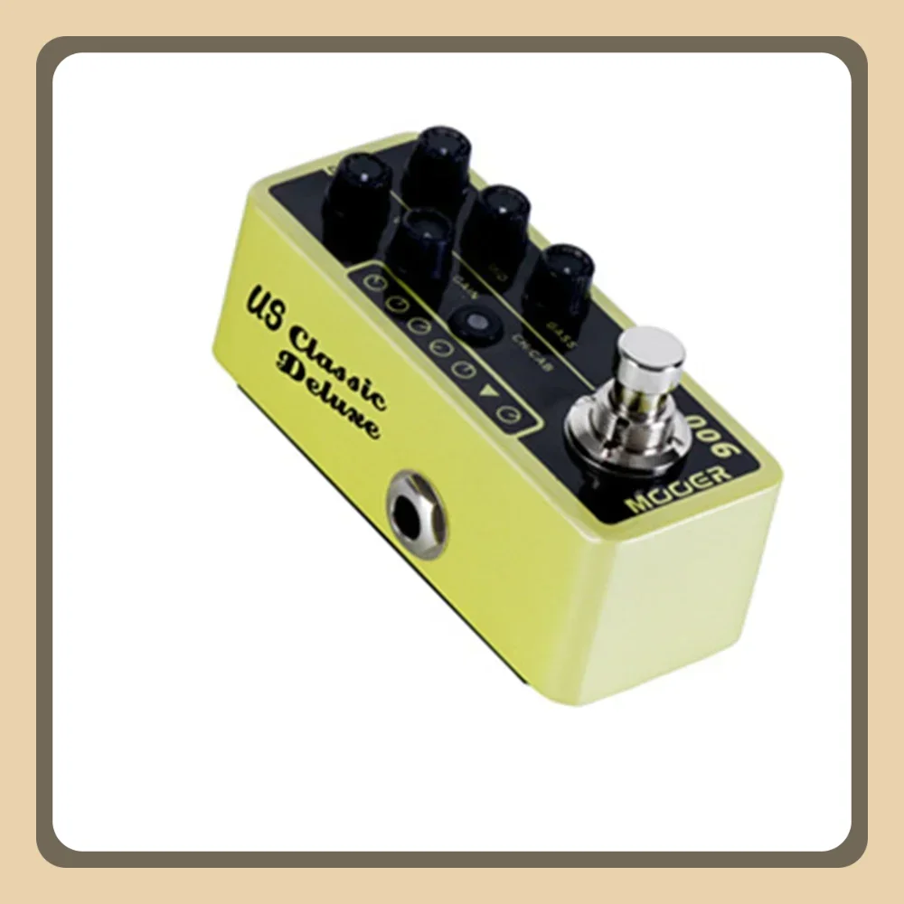 MOOER 006 US Classic Deluxe Guitar Effect Pedal Classic American Blues Effects Combo Preamplifier Pedal Guitarra Accessory