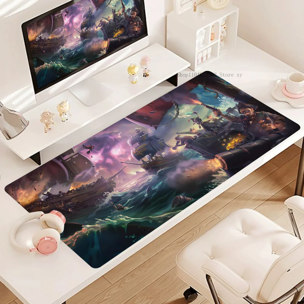 1pc Hot Adventure Sea Of Thieves Non-slip Mouse Pad Suitable For Office Computers Laptops E-sports Game Desk Mats XXL Keyboard