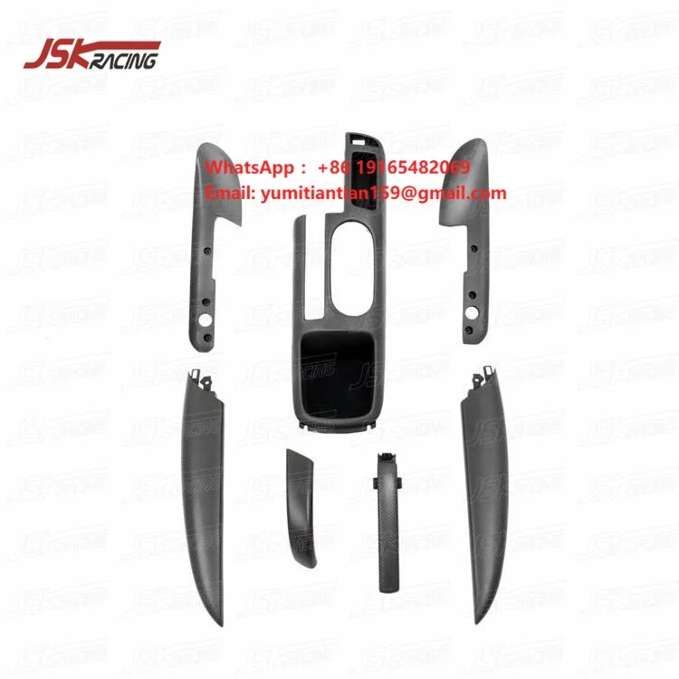 MATTE CARBON FIBER INTERIORS (WRAPPED CARBON) (7 PCS) for 2008-2015 AUDI R8 V8 V10