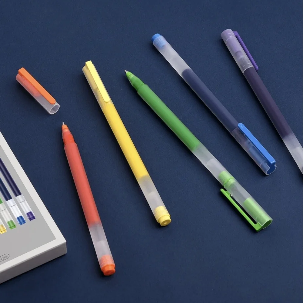 Original Xiaomi High-capacity Ink Pen 7 Color 0.5mm Xiaomi Pen Mi Pen Writing Pen For School Office Art Stationery Large Ink Pen image 6