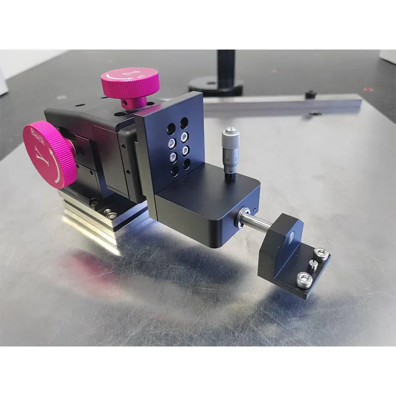 XYZ axis displacement platform, manual magnetic/vacuum base, probe base, chip semiconductor testing accuracy of 1μm