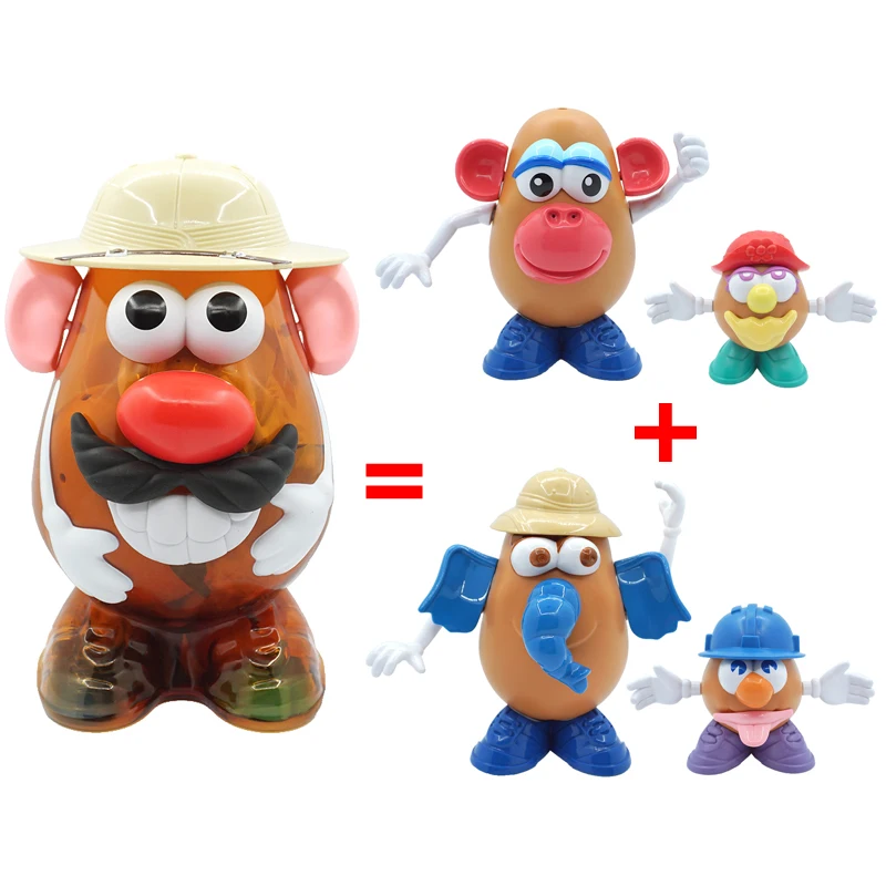 Anime Toy Story Mr. Potato Head and Mrs. Potato Head Buzz Lightyear Woody Slinky Dog Gifts for Children Action Figure Model Toys