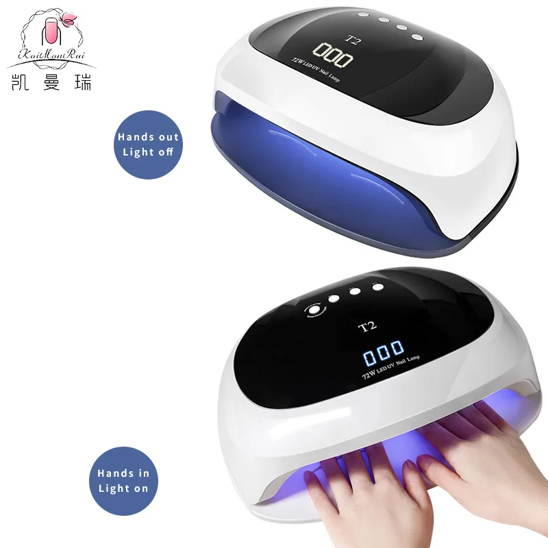 Manicure transfrontaliera leggera a quattro velocità mani intelligenti grande spazio macchina per fototerapia manicure grande capacità ad alta potenza pho