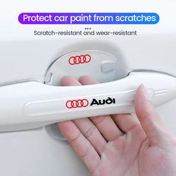 Car Door Handle Cup Transparent Anti Scratches Protector Stickers Film For Audi A1 A2 A3 A4 A5 A6 A7 A8 Q1 Q2 Q3 Q4 Q5 Q6 Q7 Q8