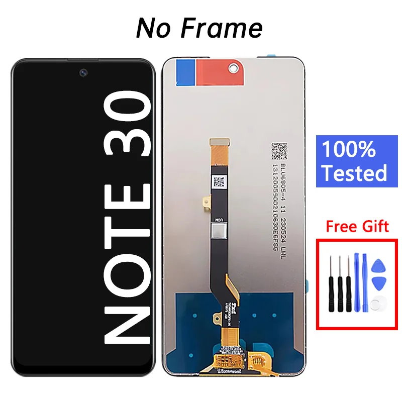 X6833B Lcd For Infinix Note 30 X6833B X6716B Display Touch Screen Digitizer Assembly for Infinix Note 30 screen replacement