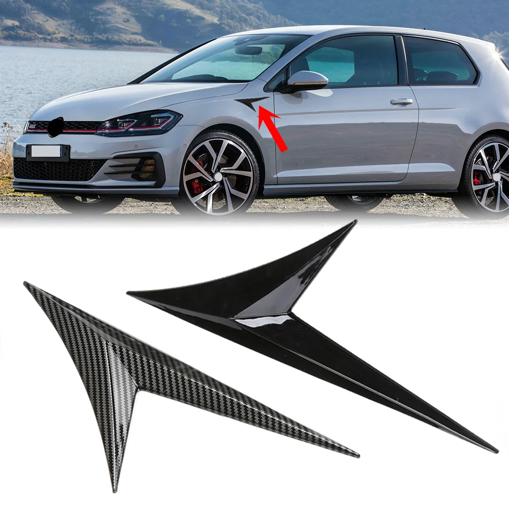 Car Air Flow Intake Hood Fender Side Vents Decoration Auto Tuning For Volkswagen VW Golf 5 6 7 Polo Scirocco MK5 MK6 MK7 GTI R