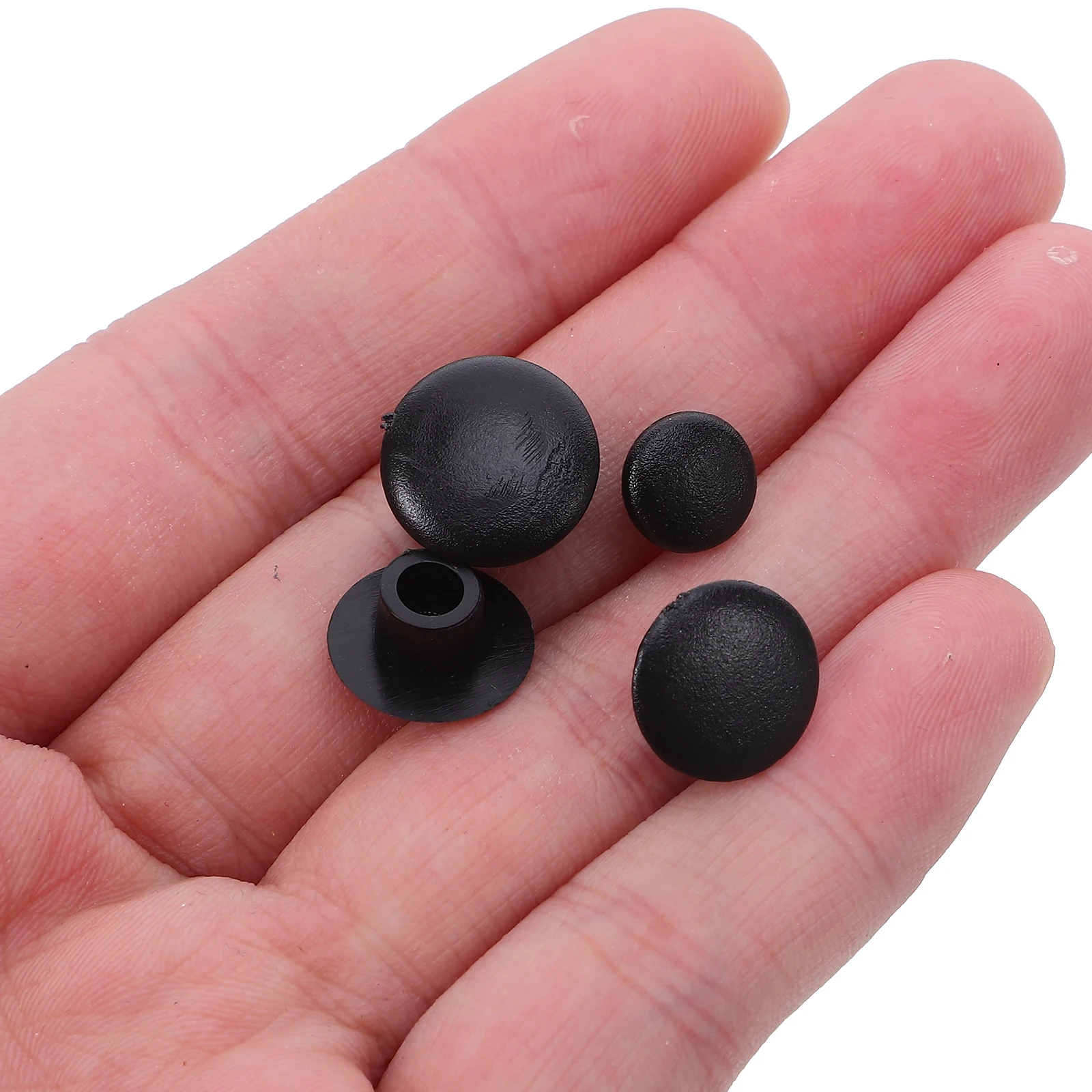 

200Pcs Plastic Hole Plugs Furniture Round Screw Covers Cabinet Hole Caps Decorative End Plugs Inserts Plastic Caps for Holes