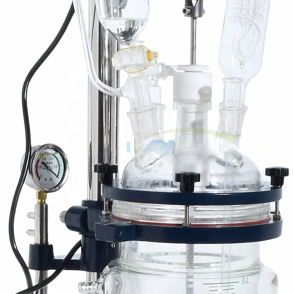 Selected Good Items 20L Mini High Pressure Chemical Reactor Used Commercial Decarboxylation Lab Machine Pump Jacketed Agitated