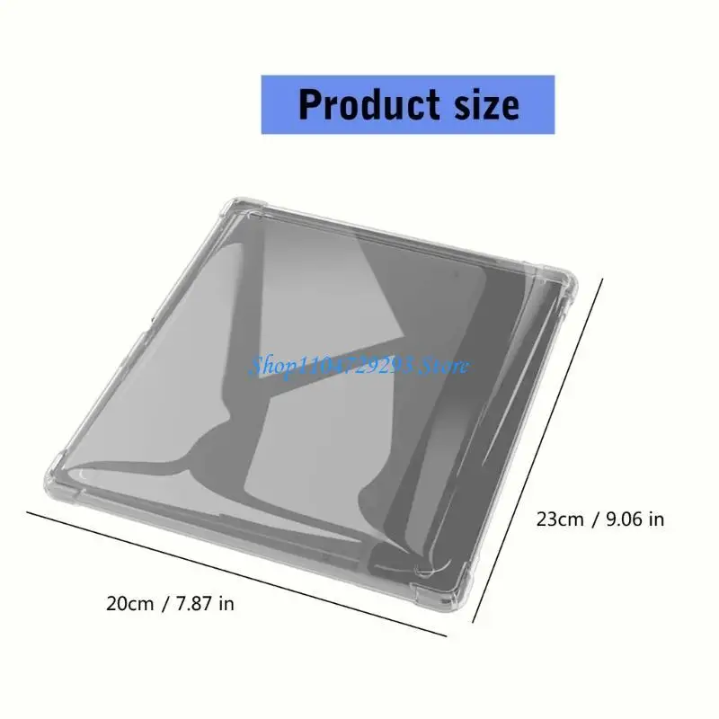 Прозрачные прозраки Y2GD TPU мягкий корпус для писца 10.2 "2024 г.