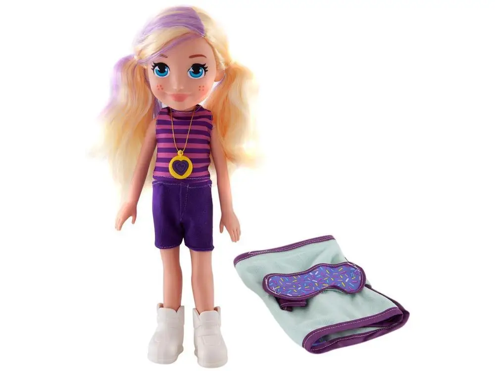 Polly Pocket Camping Doll with Pupee Accessories