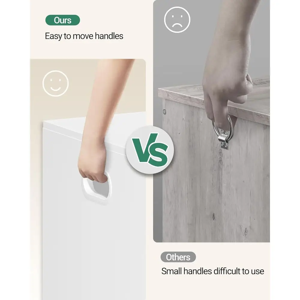 Baúl grande de madera para banco de almacenamiento, organizador de zapatos con tapa elevable, blanco SB28603X para entrada, dormitorio, sala de estar