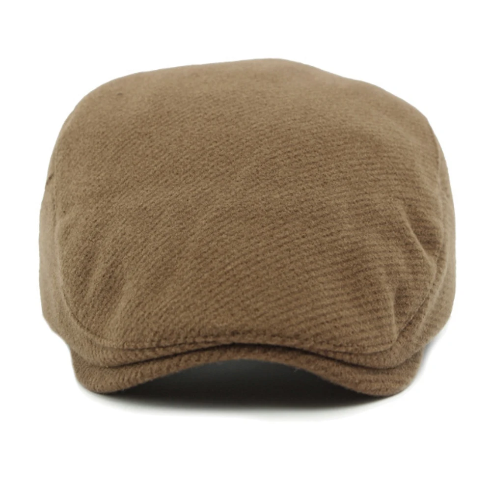 HT4949 القبعات الخريف الشتاء قبعات صوف للرجال النساء الرجعية الفنان الرسام قبعة بيريه الذكور الإناث اللبلاب قبعة مسطحة قابل للتعديل قبعة بيريه