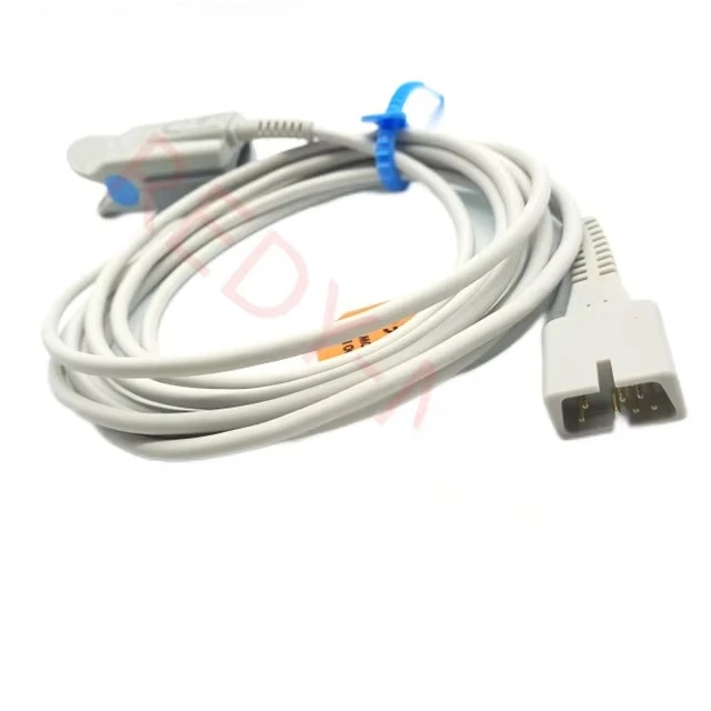 Reusable Adult Finger Clip Spo2 Sensor Probe  7pin