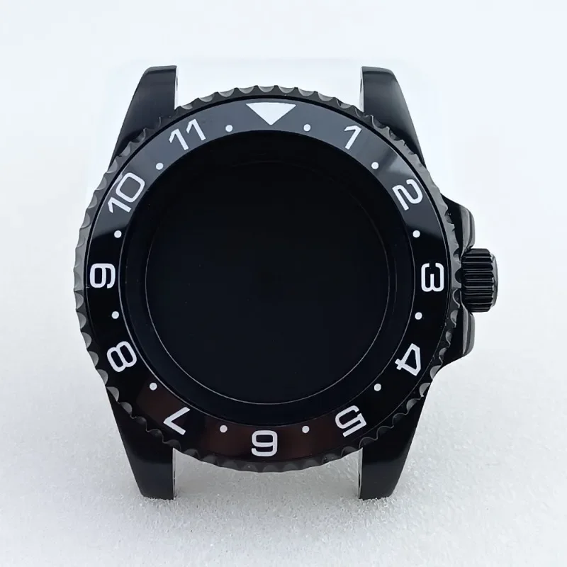 

40.5MM NH35 Watch Case Stainless Steel Assembly Parts Sapphire Glass Inner Shadow Water Ghost Case Suitable for NH35 Movement