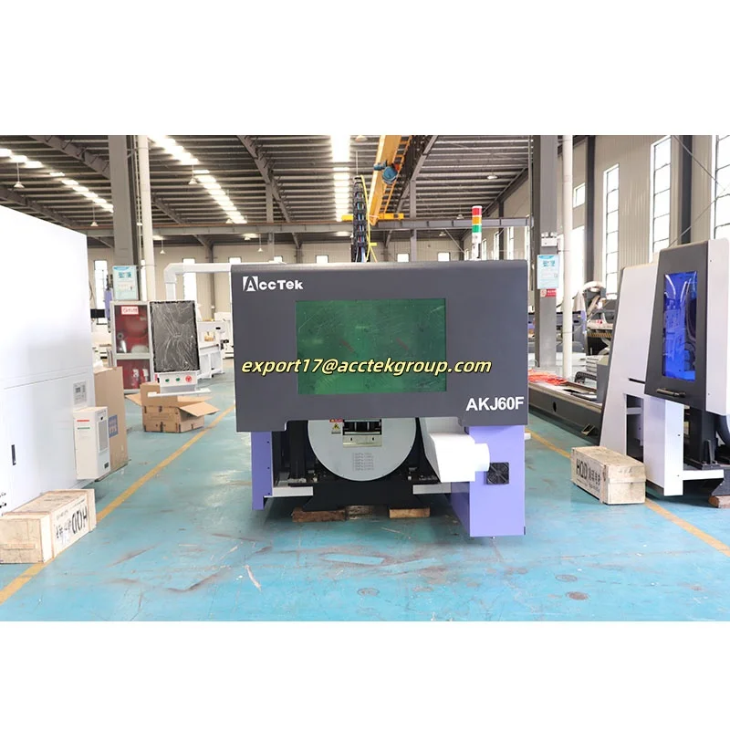 1.5kw 2kw 3kw 6kw Cut Pipe Fiber Tube Laser Cutting Machine For Tubular Metal Laser Cutter With Rotary Axis