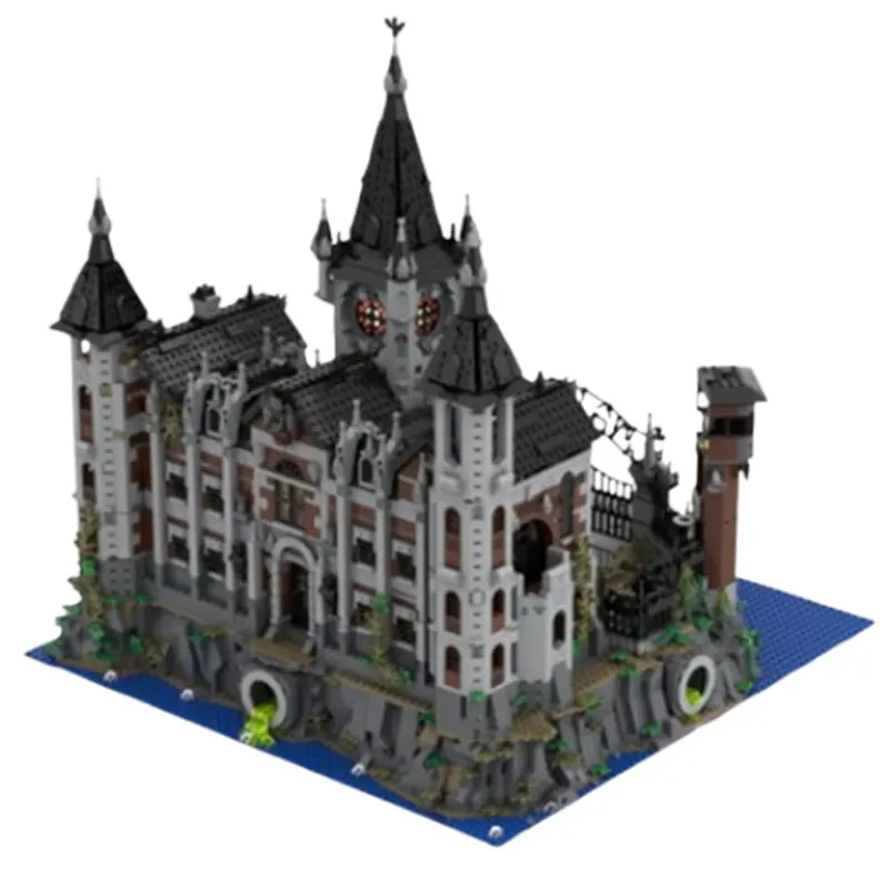 Spot MOC-158329 6726 pz Edificio Modulare FAI DA TE Piccole Particelle di Montaggio Building Blocks Giocattolo Educativo Modello Regalo Set Ornamenti