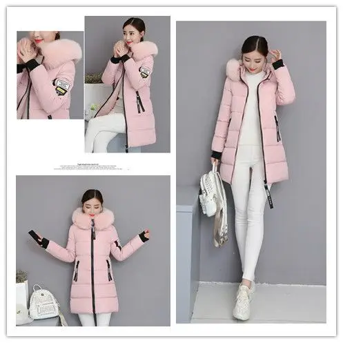 Winter Coat 2026 New Women's Thick Cotton Jacket Women Hooded Coat Medium Long Casual Student Jackets Female Warm Parka Overcoat
