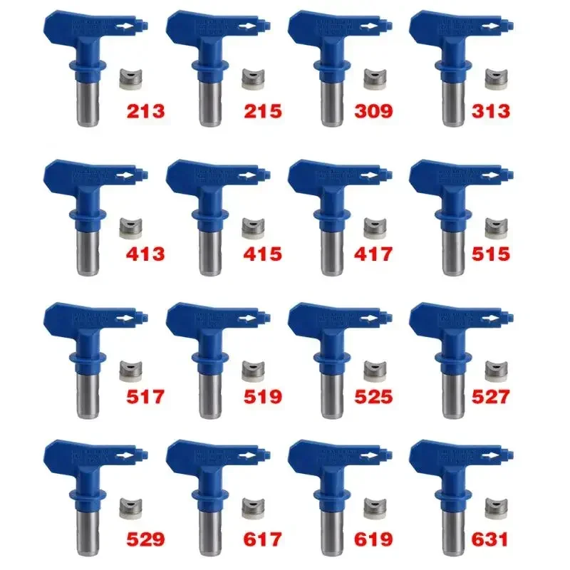 Embouts de odorde pulvérisation sans air, buses de pièces de pulvérisation, pointes de peinture, machine de pulvérisation, outils de buse, ensemble de peinture, puissance réversible