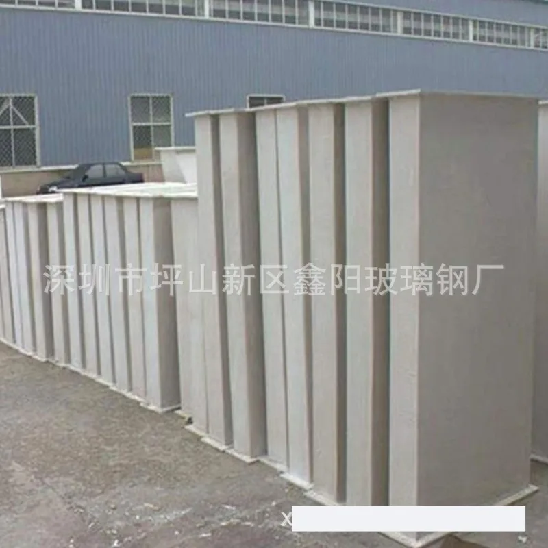 FRP ventilation pipe, underground garage smoke exhaust inorganic FRP air pipe, fire prevention and exhaust air pipe