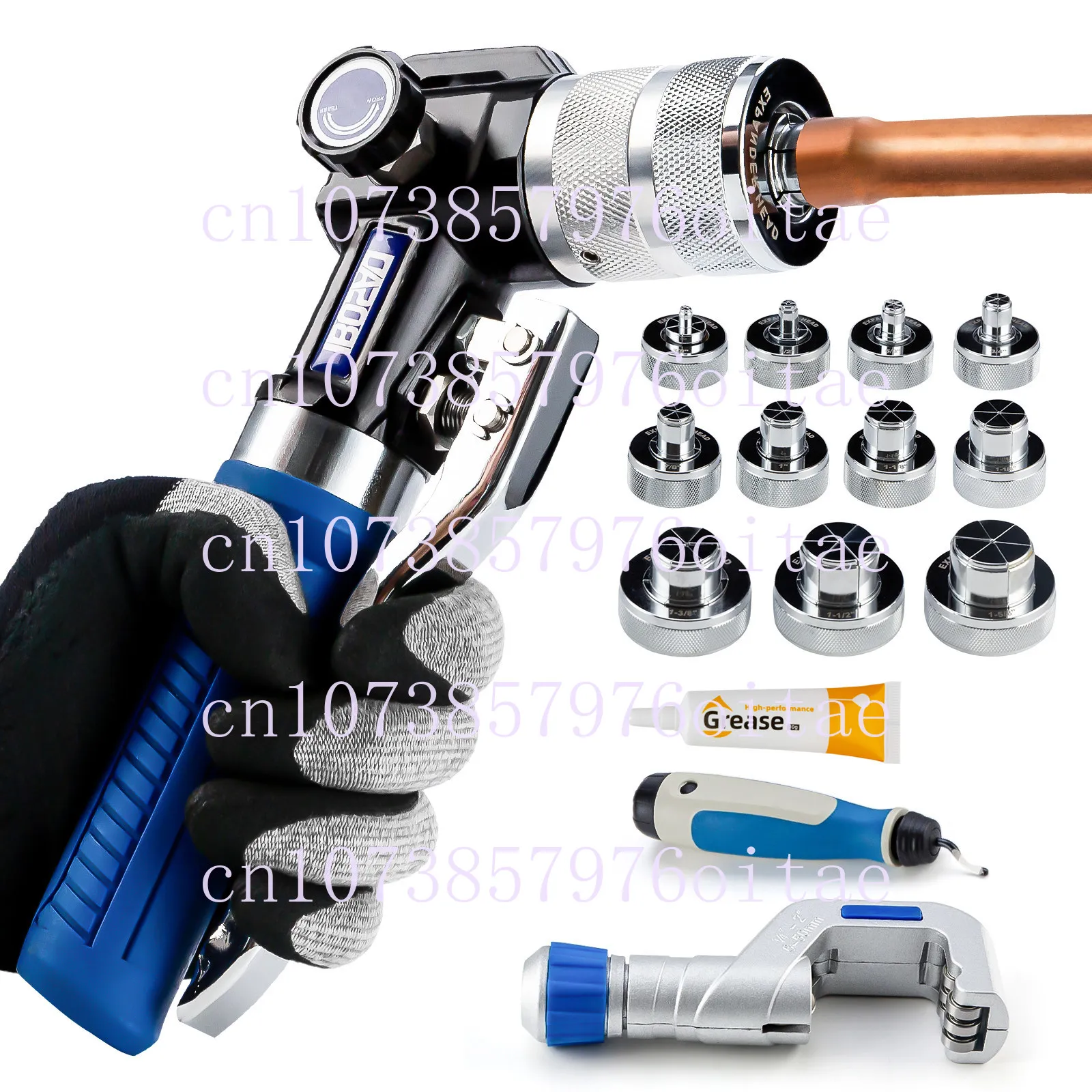CT/VG-300A Handheld Copper Tube Hydraulic Expander General Purpose Portable Single Hand Copper Tube Aluminum Tube Flare