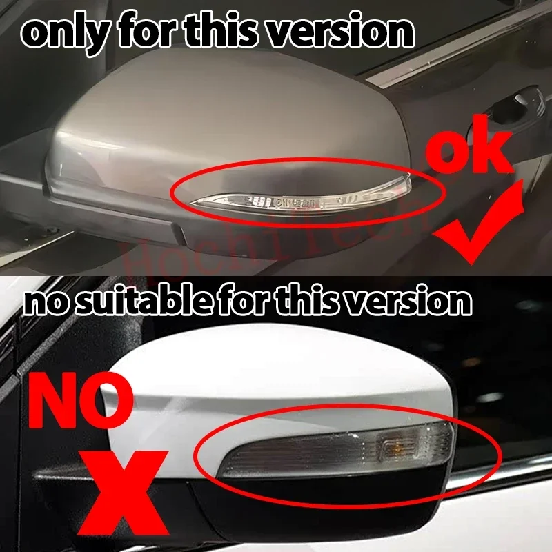 Dynamic Turn Signal LED Rearview Mirror Indicator Blinker Repeater Light for Ford Edge CD539 ST-Line 2015-2021 2022 2023 2024