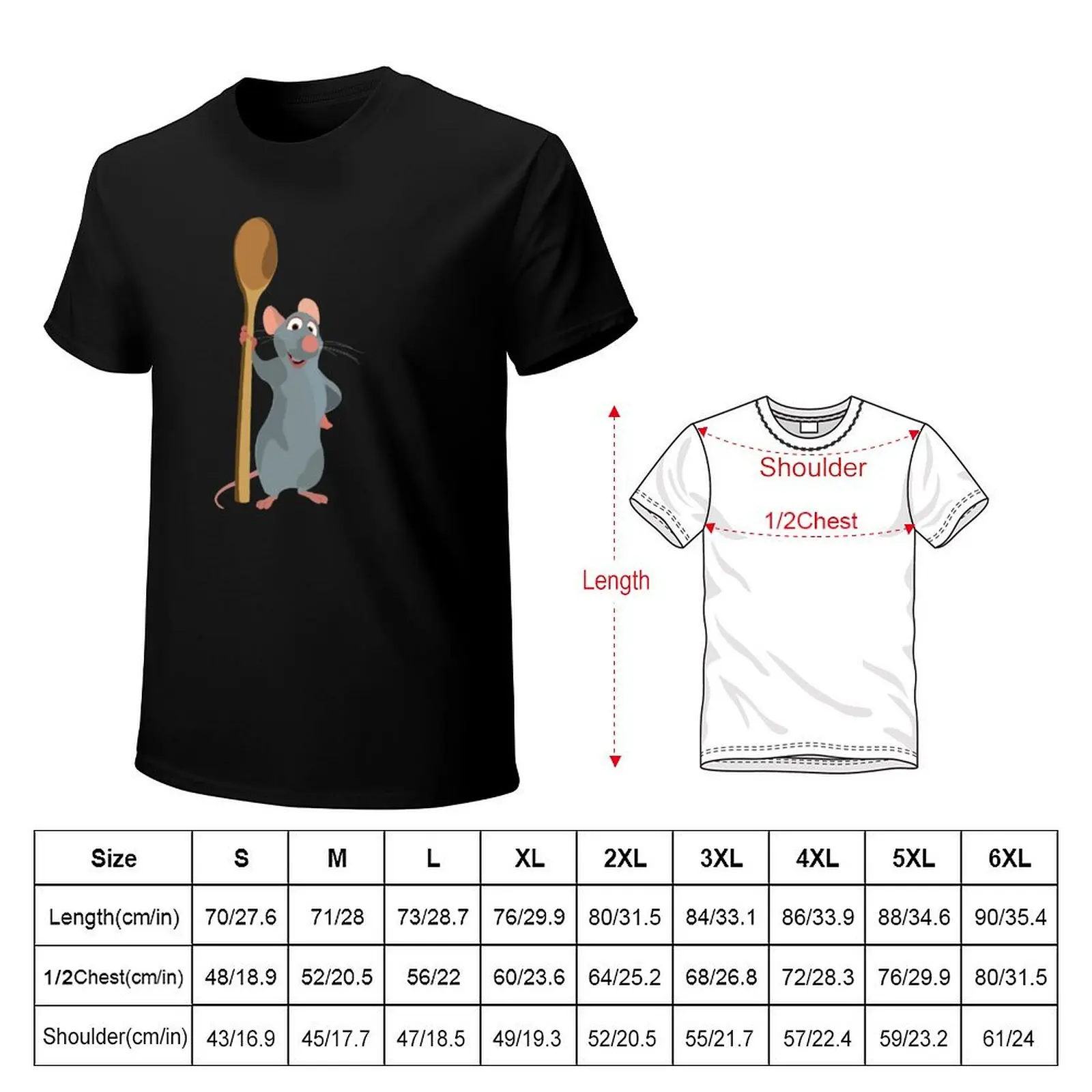 Remy- Ratatouille T-Shirt Industrial Work Tee Shirt