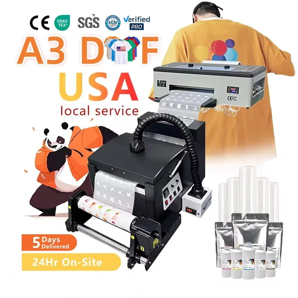 

30cm Desktop Procolored Clothes Tshirt Inkjet Printers 1390 L1800 Impresora Printing Machine A3 DTF Printer