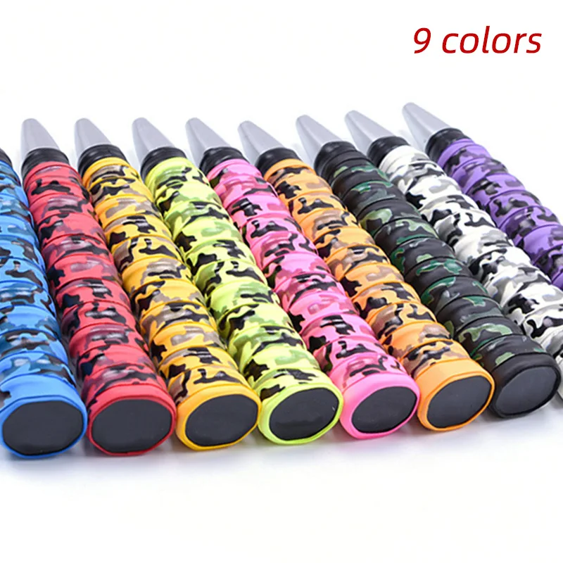 3pcs Grip Padel Antislip Overgrip Beach Tennis Breathable Grip Tennis Badminton Camouflage Color 110cm