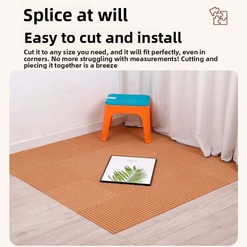 10 Pack Peel and Stick Carpet Tiles Non-Slip Polyester for Living Room Bedroom Office