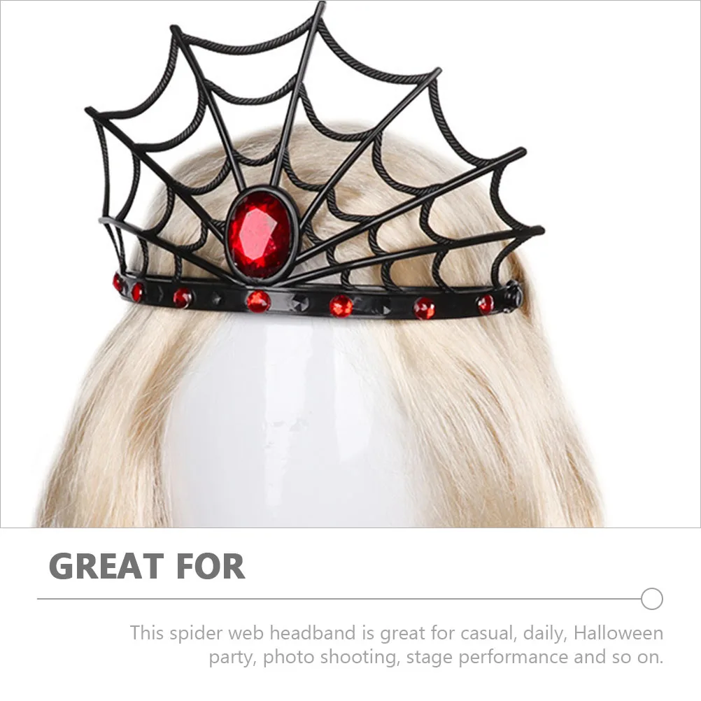 

Spider Halloween Cosplay Headdress Crown Hair Hoops Black Accessory Girls Headb s Party DIY Decoration