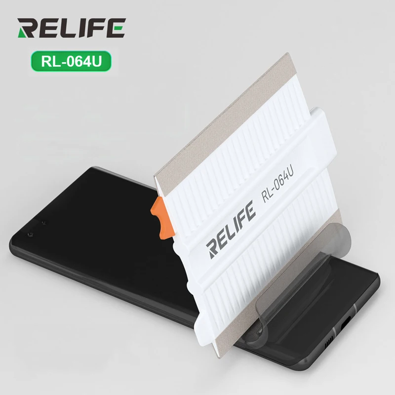 

RELIFE RL-064U Multi-Function Film Scraper Tools for iPhone Samsung Mobile Phone LCD Screen Protector Film Sticking Tools