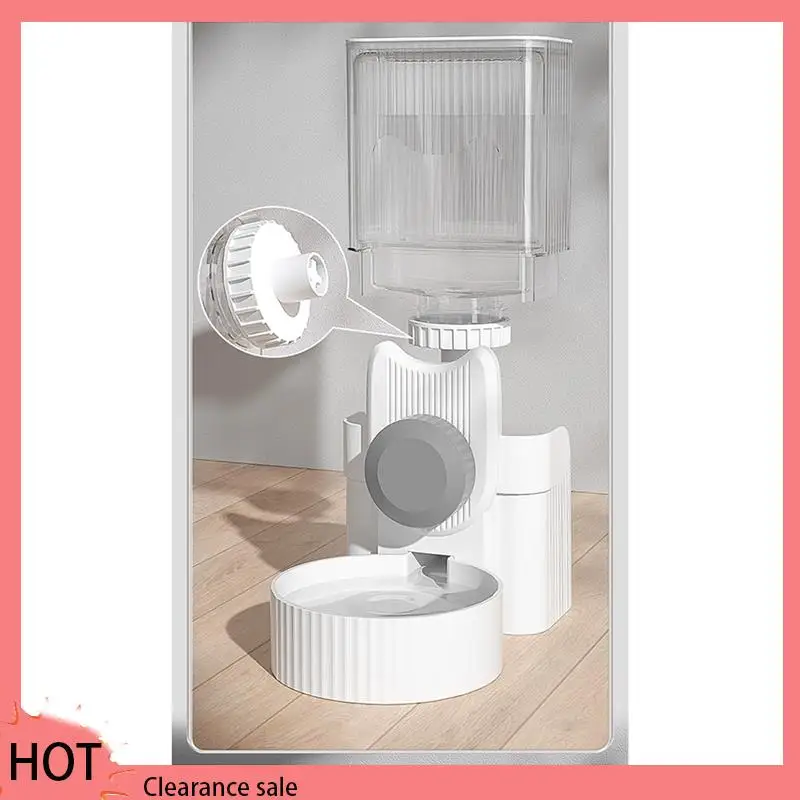 

A88Z Dog Food Feeder Cat Automatic Feeding Water Bowl Pet Food Storage Dispenser