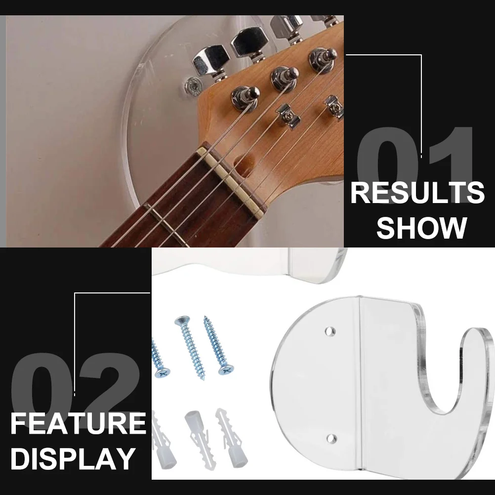 Gitaar Bas Stand Opberghaak Wandmontage Houder Hanger Display Handtekening Rack Hangers