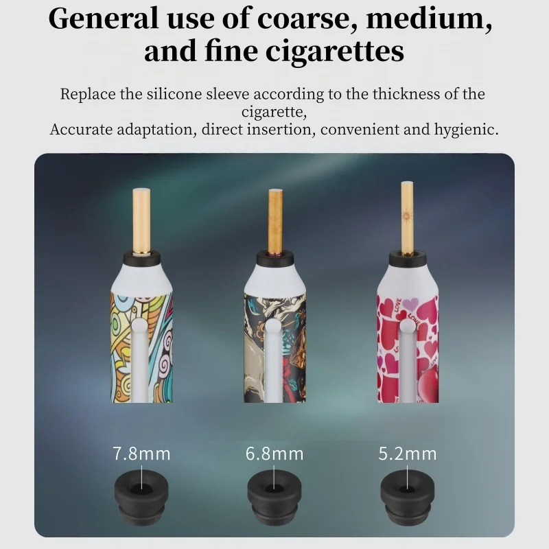 

Портативный экологически чистый мундштук, автомобильная пепельница, не падающий пепель, артефакт, креативные разноцветные аксессуары для курения