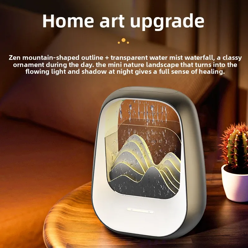 Home Bedroom Decorative Audio for Bluetooth Speaker White Noise Landscape Decompression Plastic Luxury Household