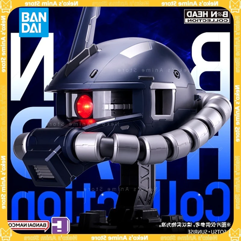 

In stock BANDAI Tides BN HEAD Collection MS-06R Black Tri-Stars Zaku II Anime Model Desktop Doll Collectibles Gift Trendy Toys