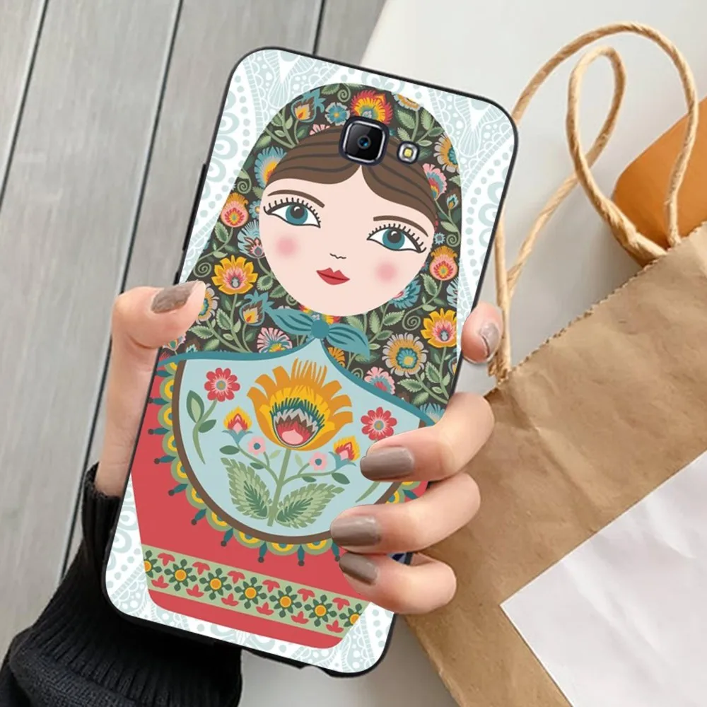 Cute Russian Dolls Matriochkas Phone Case For Samsung J 7 plus 7core J7 neo J6 plus prime J6 J4 J5 Mobile Cover