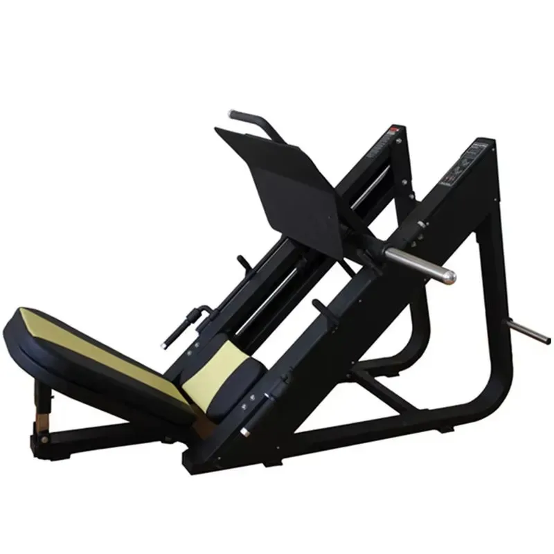 Commercial 45 Degree Leg Press Machine Arm Back Training Steel Structure Indoor Weight Plate Fitness Equipment